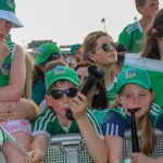 Limerick hurlers homecoming 2022 - supporters in green and white swept into the city and the TUS Gaelic Grounds to welcome the three-in-a-row All-Ireland hurling champions. Picture: Kris Luszczki/ilovelimerick