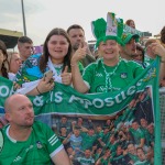 Limerick hurlers homecoming 2022 - supporters in green and white swept into the city and the TUS Gaelic Grounds to welcome the three-in-a-row All-Ireland hurling champions. Picture: Kris Luszczki/ilovelimerick