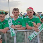 Limerick hurlers homecoming 2022 - supporters in green and white swept into the city and the TUS Gaelic Grounds to welcome the three-in-a-row All-Ireland hurling champions. Picture: Kris Luszczki/ilovelimerick