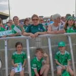 Limerick hurlers homecoming 2022 - supporters in green and white swept into the city and the TUS Gaelic Grounds to welcome the three-in-a-row All-Ireland hurling champions. Picture: Kris Luszczki/ilovelimerick