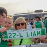 Limerick hurlers homecoming 2022 - supporters in green and white swept into the city and the TUS Gaelic Grounds to welcome the three-in-a-row All-Ireland hurling champions. Picture: Kris Luszczki/ilovelimerick