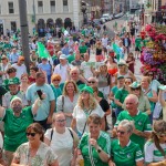 Limerick hurlers homecoming 2022 - supporters in green and white swept into the city and the TUS Gaelic Grounds to welcome the three-in-a-row All-Ireland hurling champions. Picture: Kris Luszczki/ilovelimerick