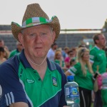 Limerick hurlers homecoming 2022 - supporters in green and white swept into the city and the TUS Gaelic Grounds to welcome the three-in-a-row All-Ireland hurling champions. Picture: Kris Luszczki/ilovelimerick