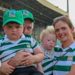 Limerick hurlers homecoming 2022 - supporters in green and white swept into the city and the TUS Gaelic Grounds to welcome the three-in-a-row All-Ireland hurling champions. Picture: Kris Luszczki/ilovelimerick