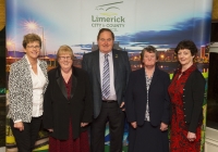 For the second year running, the West Limerick village of Athea has been named the overall winner of the Limerick in Bloom competition. 44 other groups throughout County Limerick were honoured for their participation in the annual competition, now in it's seventh year, at an awards ceremony held at the Woodlands House Hotel in Adare, Co. Limerick. In attendance were Marie Chavan, Mary Fitzgerald, John McCarthy, Maureen Ryan, and Noreen Ahern, all from Kilteely, Co. Limerick. Picture credit: Diarmuid Greene/Fusionshooters