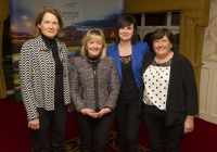 For the second year running, the West Limerick village of Athea has been named the overall winner of the Limerick in Bloom competition. 44 other groups throughout County Limerick were honoured for their participation in the annual competition, now in it's seventh year, at an awards ceremony held at the Woodlands House Hotel in Adare, Co. Limerick. In attendance were Breda O'Dwyer, Mary Dillon, Joanne Linnane, and Teresa Harding, from Pallasgreen, Co. Limerick. Picture credit: Diarmuid Greene/Fusionshooters