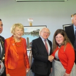 "Belonging to Limerick" launch Integration Plan for 2018 to 2022 takes place on September 28 at Thomond Park. Cllr James Collins, Mayor of the City and County of Limerick, and Michael.D.Higgins, President of Ireland attended the launch. Picutre: Baoyan Zhang/ilovelimerick