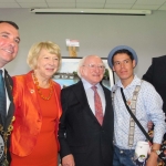 "Belonging to Limerick" launch Integration Plan for 2018 to 2022 takes place on September 28 at Thomond Park. Cllr James Collins, Mayor of the City and County of Limerick, and Michael.D.Higgins, President of Ireland attended the launch. Picutre: Baoyan Zhang/ilovelimerick