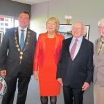 "Belonging to Limerick" launch Integration Plan for 2018 to 2022 takes place on September 28 at Thomond Park. Cllr James Collins, Mayor of the City and County of Limerick, and Michael.D.Higgins, President of Ireland attended the launch. Picutre: Baoyan Zhang/ilovelimerick