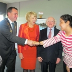 "Belonging to Limerick" launch Integration Plan for 2018 to 2022 takes place on September 28 at Thomond Park. Cllr James Collins, Mayor of the City and County of Limerick, and Michael.D.Higgins, President of Ireland attended the launch. Picutre: Baoyan Zhang/ilovelimerick