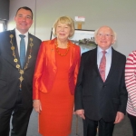 "Belonging to Limerick" launch Integration Plan for 2018 to 2022 takes place on September 28 at Thomond Park. Cllr James Collins, Mayor of the City and County of Limerick, and Michael.D.Higgins, President of Ireland attended the launch. Picutre: Baoyan Zhang/ilovelimerick