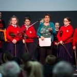 10/04/2019
Catherine Aylmer from Limerick Community Education Network (LCEN) with 'Sing Out with Strings' group members from Le Cheile NS.

Limerick Learning Neighbourhoods event at The Life Centre, Henry Street, Limerick
Picture by Diarmuid Greene