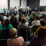 10/04/2019
St Mary's Men's Shed bodhran group.

Limerick Learning Neighbourhoods event at The Life Centre, Henry Street, Limerick
Picture by Diarmuid Greene
