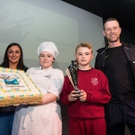 10/04/2019
Chef Tameka Bell from Limerick Youth Service Bakery along with prizewinner Leon Daly, aged 12, from Corpus Christi National School, and his parents Jane Daly and Gordon Daly.

Limerick Learning Neighbourhoods event at The Life Centre, Henry Street, Limerick
Picture by Diarmuid Greene
