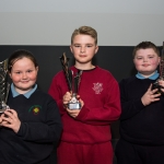 10/04/2019
Prizewinners Kayla Brown, aged 8, from Our Lady Queen of Peace National School, Leon Daly, aged 12, from Corpus Christi National School, and Angus Birmingham aged 10, from Our Lady Queen of Peace National School, during the Limerick Learning Neighbourhoods event at The Life Centre, Henry Street, Limerick
Picture by Diarmuid Greene