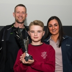 10/04/2019
Prizewinner Leon Daly, aged 12, from Corpus Christi National School, and his parents Gordon Daly and  Jane Daly.

Limerick Learning Neighbourhoods event at The Life Centre, Henry Street, Limerick
Picture by Diarmuid Greene