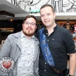Pictured at the Limerick Pride 2018 press launch at the George Hotel were Glen O'Brien and Eoin Sexton, Mr Gay Limerick 2018. Picture: Zoe Conway/ilovelimerick.