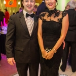 Mark O'Brien, Limerick Marine Search and Rescue member and Jennifer Flanagan. Picture Cian Reinhardt/ilovelimerick