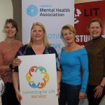 Pictured at the Hunt Museum for the press launch of Limerick Mental Health Week 2019 taking place October 4 - 11 are Elizabeth Stundon and Claire Flynn, Limerick Mental Health Association, writer Roisin Meaney, Limerick Mental Health Ambassador, and Ciara Dempsey, HSE Resource Officer for Suicide Prevention. Picture: Bruna Vaz Mattos/ilovelimerick