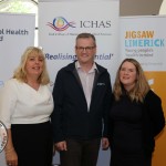 Pictured at the Hunt Museum for the press launch of Limerick Mental Health Week 2019 taking place October 4 - 11 are Noreen Keane, LIT, John McElhinney, Mental Health Ireland and Kerry Betts, LIT. Picture: Bruna Vaz Mattos/ilovelimerick