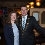 Emma Moore, Chairperson of the society, and Cllr James Collins, Mayor of Limerick City and Council at the launch of the Limerick Musical Society's new play 'Sister Act' at South's Pub in Limerick. Picture: Conor Owens/ilovelimerick.