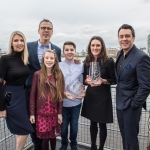 Pictured at the Limerick Person of the Year Award 2016 were Claire Culhane, Richard Lynch, Grace Culhane, Luke Culhane, winner of the Limerick Person of the year Award 2016, Olive Foley and Dermot Culhane. Picture: Cian Reinhardt/ilovelimerick