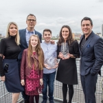 Pictured at the Limerick Person of the Year Award 2016 were Claire Culhane, Richard Lynch, Grace Culhane, Luke Culhane, winner of the Limerick Person of the year Award 2016, Olive Foley and Dermot Culhane. Picture: Cian Reinhardt/ilovelimerick