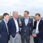 The All-Ireland Limerick Senior Hurling champions have been named Limerick Person of the Year 2018. John Kiely, Limerick Senior Hurling Manager, Richard Lynch, founder and editor for ilovelimerick.com and Senior hurlers Alan Feely and Paul Browne pictured at the award ceremony for Limerick Person of the Year 2018 at the Clayton Hotel, Steamboat Quay, Limerick. Picture: Conor Owens/ilovelimerick.