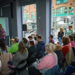 On Monday, July 4,  A Culture of Pride, the official launch of Limerick Pride 2022 was held at Ormston House with a talk on film and theatre actress Alice O’Day by 2022 Grand Marshall Sharon Slater. Picture: Kris Luszczki/ilovelimerick