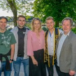 Pictured at the Limerick Pride 2022 press launch at the Hunt Museum are Liam O’Brien, Steven Tynan, Cllr Olivia O Sullivan, Lorcan McAuliffe and Myles Breen of Bottom Dog Theatre. Picture: Kris Luszczki/ilovelimerick