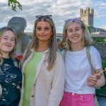 Pictured at the Limerick Pride 2022 press launch at the Hunt Museum are I Love Limerick crew Ava O'Donoghue, Abby Ward and Clare O'Dowd. Picture: Kris Luszczki/ilovelimerick