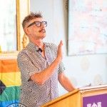 On Monday, July 7 the official launch of Limerick Pride was held at the People’s Museum with a 'PRIDE and PROTEST – BRÓD agus AGÓID – 50 years of LGBT Liberation in Ireland' event with Grand Marshall Tonie Walsh. Picture: Olena Oleksienko/ilovelimerick