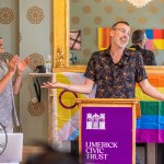 On Monday, July 7 the official launch of Limerick Pride was held at the People’s Museum with a 'PRIDE and PROTEST – BRÓD agus AGÓID – 50 years of LGBT Liberation in Ireland' event with Grand Marshall Tonie Walsh. Picture: Olena Oleksienko/ilovelimerick