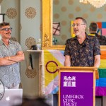On Monday, July 7 the official launch of Limerick Pride was held at the People’s Museum with a 'PRIDE and PROTEST – BRÓD agus AGÓID – 50 years of LGBT Liberation in Ireland' event with Grand Marshall Tonie Walsh. Picture: Olena Oleksienko/ilovelimerick