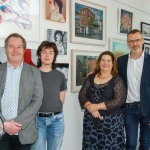 On Tuesday, July 5, ‘Kaleidoscope’, an exhibition featuring a diverse collection of artists curated by Moya Ni Cheallaigh, was launched by Myles Breen at the Hunt Museum. Picture: Kris Luszczki/ilovelimerick