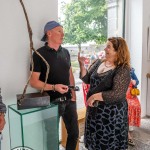 On Tuesday, July 5, ‘Kaleidoscope’, an exhibition featuring a diverse collection of artists curated by Moya Ni Cheallaigh, was launched by Myles Breen at the Hunt Museum. Picture: OLENA OLEKSIIENKO/ilovelimerick