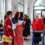 On Tuesday, July 5, ‘Kaleidoscope’, an exhibition featuring a diverse collection of artists curated by Moya Ni Cheallaigh, was launched by Myles Breen at the Hunt Museum. Picture: OLENA OLEKSIIENKO/ilovelimerick