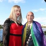 Pictured at the Limerick Pride 2019 Press Launch at the Clayton Hotel are Destiny Fairchild, city centre and Metropolitan Mayor Daniel Butler. Picture: Orla McLaughlin/ilovelimerick.