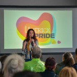 On Monday, July 4,  A Culture of Pride, the official launch of Limerick Pride 2022 was held at Ormston House with a talk on film and theatre actress Alice O’Day by 2022 Grand Marshall Sharon Slater. Picture: OLENA OLEKSIIENKO/ilovelimerick