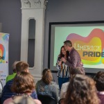On Monday, July 4,  A Culture of Pride, the official launch of Limerick Pride 2022 was held at Ormston House with a talk on film and theatre actress Alice O’Day by 2022 Grand Marshall Sharon Slater. Picture: OLENA OLEKSIIENKO/ilovelimerick