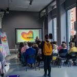On Monday, July 4,  A Culture of Pride, the official launch of Limerick Pride 2022 was held at Ormston House with a talk on film and theatre actress Alice O’Day by 2022 Grand Marshall Sharon Slater. Picture: OLENA OLEKSIIENKO/ilovelimerick