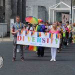 Limerick LGBT Pride Parade 2019 and Pridefest Party at Hunt Museum. Pictures: Orla McLaughlin 2019. All Rights Reserved.