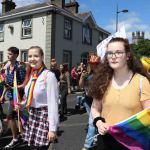 Limerick LGBT Pride Parade 2019 and Pridefest Party at Hunt Museum. Pictures: Orla McLaughlin 2019. All Rights Reserved.