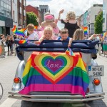 On Saturday, July 8, the Limerick Pride Parade 2023 brought some extra colour and music to Limerick city centre, followed by Pridefest in the gardens of the Hunt Museum. Picture: Olena Oleksienko/ilovelimerick