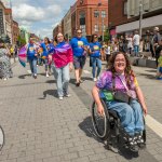 On Saturday, July 8, the Limerick Pride Parade 2023 brought some extra colour and music to Limerick city centre, followed by Pridefest in the gardens of the Hunt Museum. Picture: Olena Oleksienko/ilovelimerick