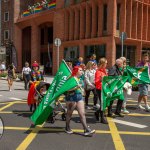 On Saturday, July 8, the Limerick Pride Parade 2023 brought some extra colour and music to Limerick city centre, followed by Pridefest in the gardens of the Hunt Museum. Picture: Olena Oleksienko/ilovelimerick