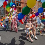 On Saturday, July 8, the Limerick Pride Parade 2023 brought some extra colour and music to Limerick city centre, followed by Pridefest in the gardens of the Hunt Museum. Picture: Olena Oleksienko/ilovelimerick