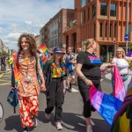 On Saturday, July 8, the Limerick Pride Parade 2023 brought some extra colour and music to Limerick city centre, followed by Pridefest in the gardens of the Hunt Museum. Picture: Olena Oleksienko/ilovelimerick