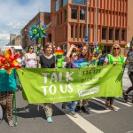 On Saturday, July 8, the Limerick Pride Parade 2023 brought some extra colour and music to Limerick city centre, followed by Pridefest in the gardens of the Hunt Museum. Picture: Olena Oleksienko/ilovelimerick