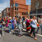 On Saturday, July 8, the Limerick Pride Parade 2023 brought some extra colour and music to Limerick city centre, followed by Pridefest in the gardens of the Hunt Museum. Picture: Olena Oleksienko/ilovelimerick